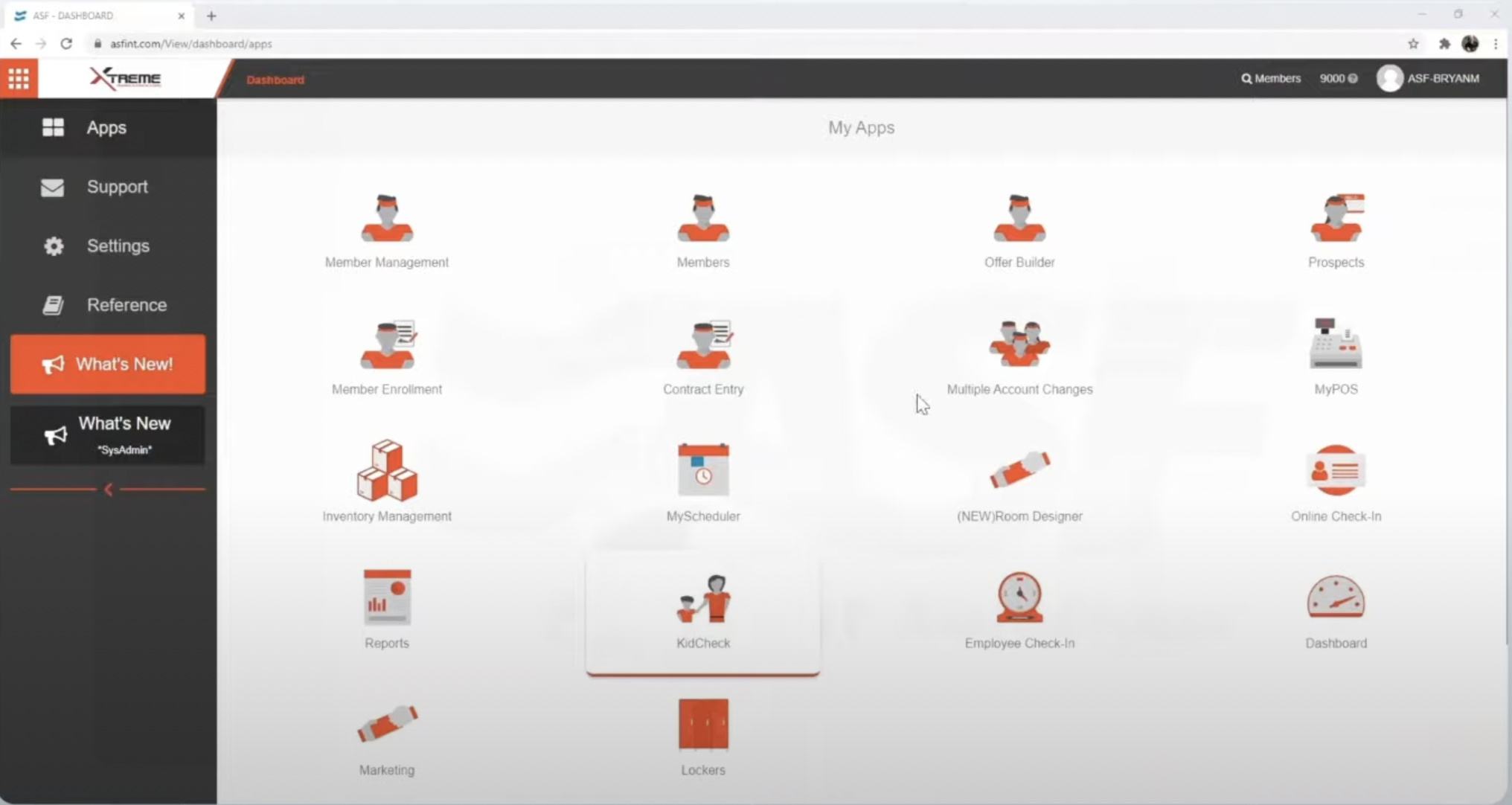 screenshot of ASF Payment Solutions